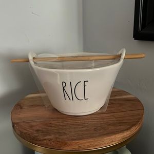 Rae Dunn “Rice” Bowl with C.S. included New